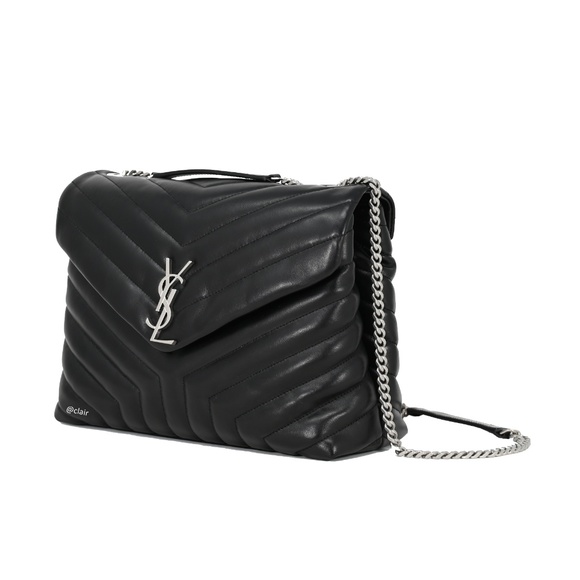 Saint Laurent Medium Monogram Loulou Leather Bag - Picture 2 of 7